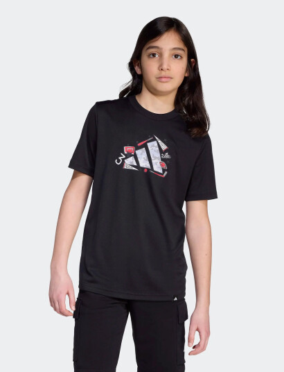 adidas Sportswear J Camo Train T Black 128 adidas Sportswear J Camo Train T Black 128