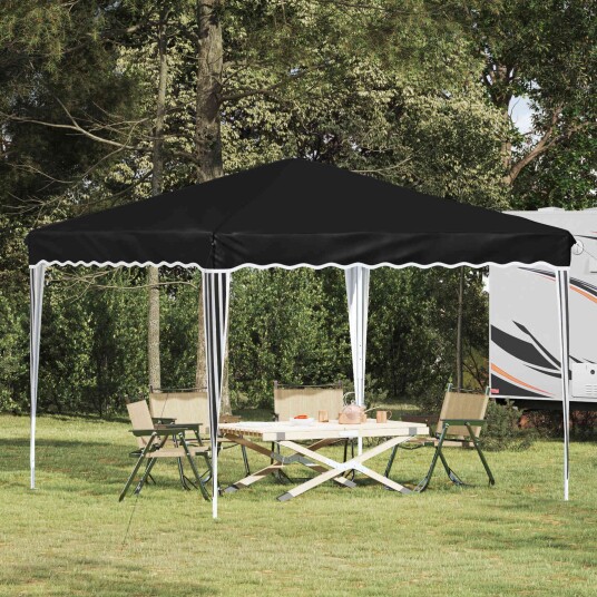 vidaXL Pop-up Festtelt 288 x 288 x 245 cm Antrasitt Oxford Stoff
