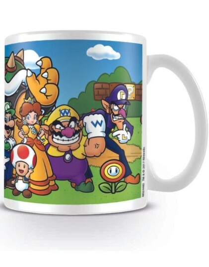 Super Mario Gjengen Keramikk Krus Lisensiert