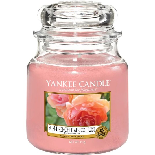 Yankee Candle Sun Drenched Apricot Rose, 411 g Duftlys