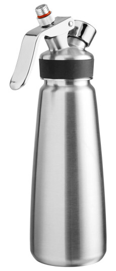 VEGA Kremsprøyte Emulsio 0.5l 8x13x31 cm (ØxBxH) Sølvfarge Sylinderformet