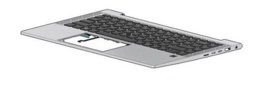 HP 840/EB 14 G7 - US/I - BL Privacy - Brbart tastatur - til utskifting