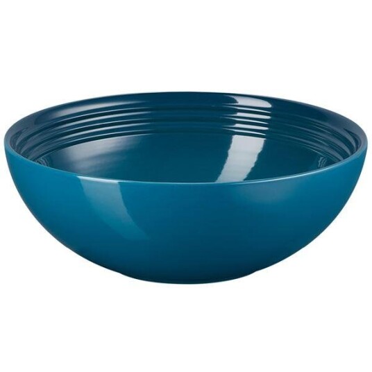 Le Creuset Signature skål 24 cm deep teal Le Creuset Signature skål 24 cm deep teal