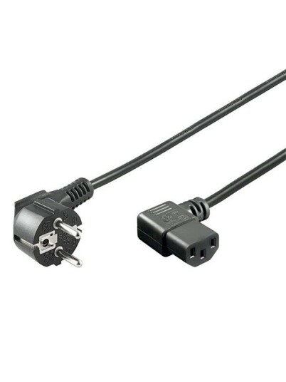 Pro Power cable C13 2x90° - Black - 5m Pro Power cable C13 2x90° - Black - 5m
