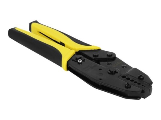 Delock Universal Coax Crimping Tool For 7 Different Diameters - Krampeverktøy - Svart, Gul Delock Universal Coax Crimping Tool For 7 Different Diameters - Krampeverktøy - Svart, Gul