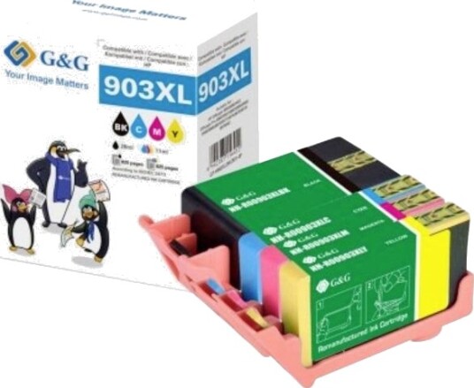 G&G HP 903XL/3HZ51AE kompatible blekkpatroner 4 pk 14801