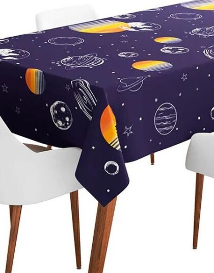 Bordduk med Verdensrom Motiv 120x180 cm Astronaut Party