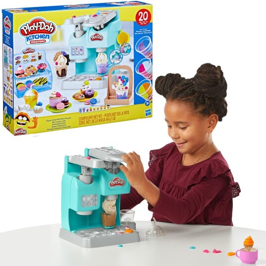 Hasbro Play-Doh Kitchen Creations Super Colorful Cafe-lekesett