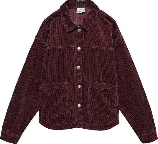 Vero Moda Curve Shacket Vmcjamie LS Corduroy Shacket Rød