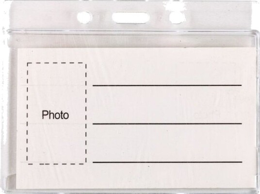 Centrum Identifikasjonskort I Plast 70X92 Mm Centrum 82076 Transparent Plast