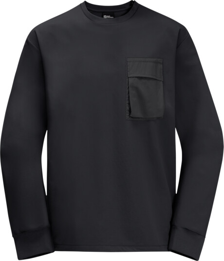 Jack Wolfskin Men's Wandermood Pullover Black S, Black