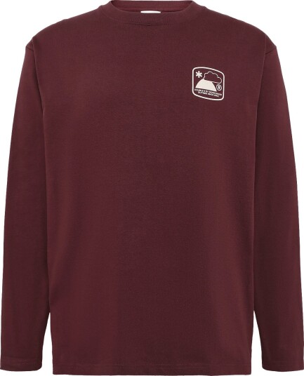 WOOD WOOD Wwliam Outsider Ls Tee 25419 Brown M