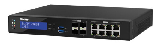 Qnap Qucpe-3034 - Virtualiseringsenhet - 10 Gige, 2.5 Gige - Skyadministrert - Rackmonterbar