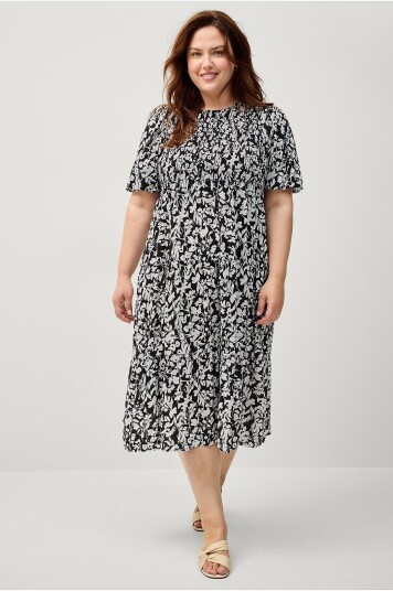 Ellos Plus Collection Kjole Dress Irma Svart