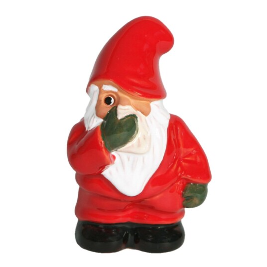 Rolf Berg Keramik  Nisse rød prosit 11 cm