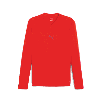 Puma teamGOAL Baselayer Tee Long Sleeve, kompresjonstrøye, herre Red L