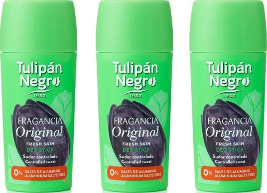 3-pack Tulipan Negro Original Deostick 75ml 3-pack Tulipan Negro Original Deostick 75ml