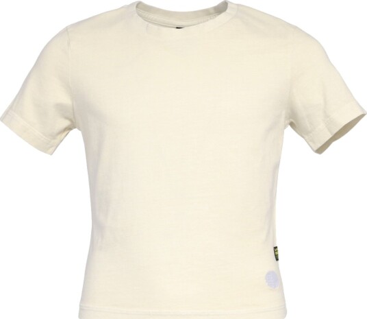G Star RAW T skjorte Beskjært Melk G Star RAW 8 år 128 T skjorte Beige Hvit