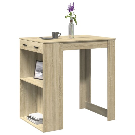  Barbord sonoma eik 102x70x103,5 cm konstruert tre 8721158401588