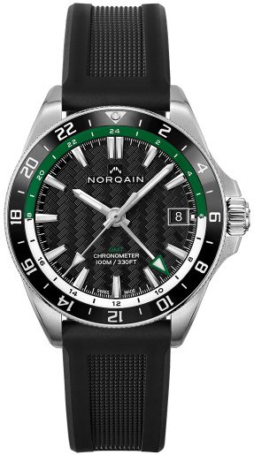 Norqain Herreklokke NN1100SC1CG/BE111/15BR.18S Adventure Sort/Gummi