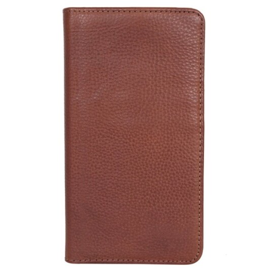 Blu Buffalo Lommebokveske i Ekte Skinn for 3 Kort - Brun Flip-cover