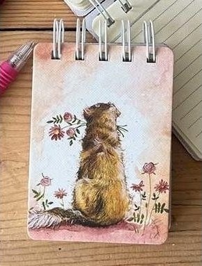 Alex Clark Incood Kołonotes A7 Ssn38 Golden Retriever Med Blomster