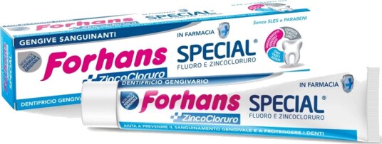 Forhans Special Tannkrem med sinkklorid til tannkjøttet (100 ml)