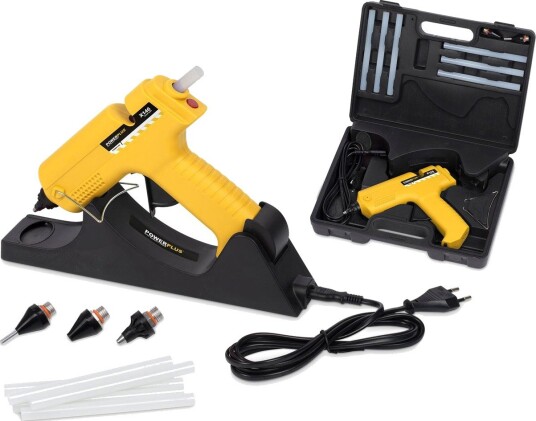 Powerplus Oppladbar Limpistol 25 w Med Koffert