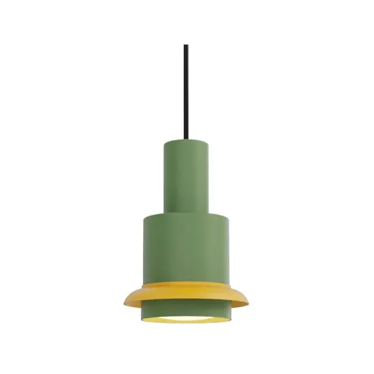 Chaumont Pendel Ø19xH28 Green/Yellow   DCW