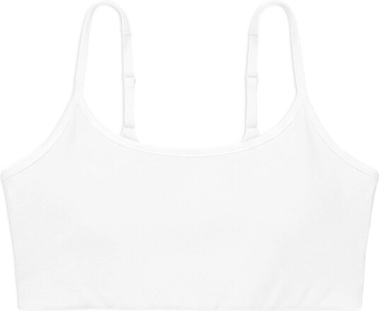 STRONGER Soft Strap Sports Bra White S STRONGER Soft Strap Sports Bra White S