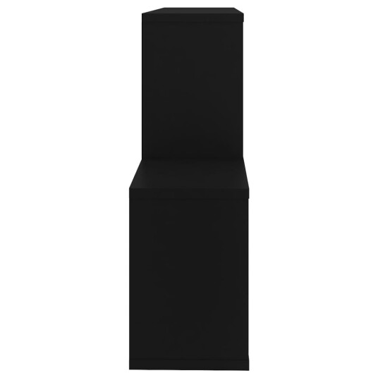 vidaXL Vegghylle svart 100x18x53 cm sponplate