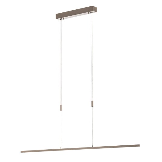 Rothfels Tolu LED-hengelampe, nikkel, 118 cm