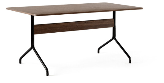 &Tradition Pavilion dining table AV18 160 x 90 cm Walnut-black frame