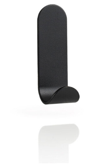 Zone A-Hook knagg black, single Zone A-Hook knagg black, single