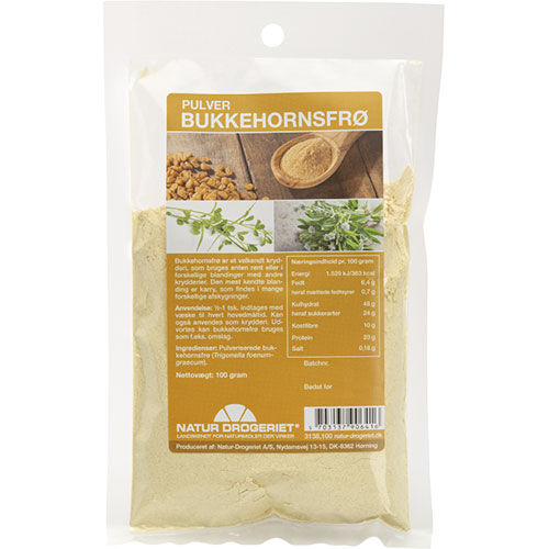 Natur Drogeriet Natur-Drogeriet BukkehornkløverfrPulver 100g