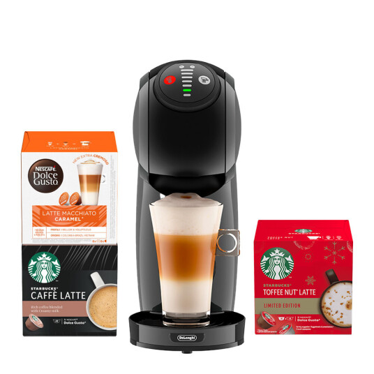 Dolce Gusto Genio S (grey) til Dolce Gusto. 3 pakker kapsler Dolce Gusto Genio S (grey) til Dolce Gusto. 3 pakker kapsler