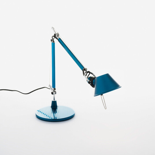 Artemide Tolomeo Micro Skrivebordslampe, Anodized Blue