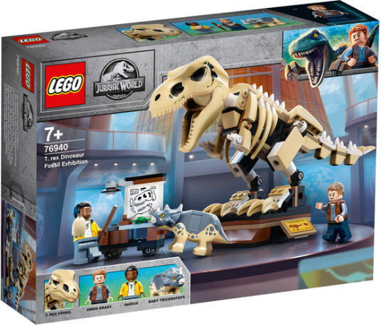 T.Rex fossil utstilling LEGO