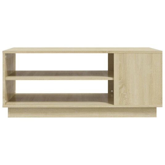 vidaXL Salongbord sonoma eik 102x55x43 cm sponplate