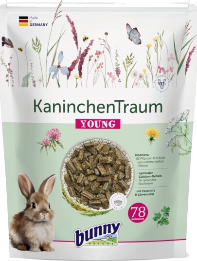 Bunny Nature Kanindrøm YOUNG Kaninfôr 1.5kg Bunny Nature Kanindrøm YOUNG Kaninfôr 1.5kg