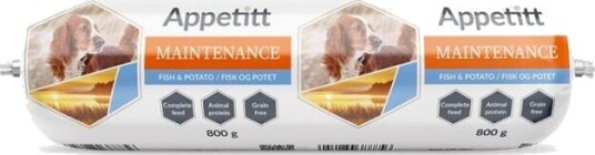 Appetitt Hundemat Pølse med Fisk og Potet 800g