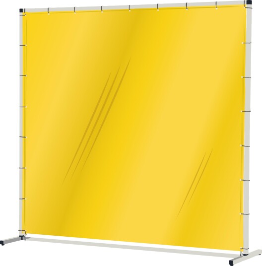 Industridraperier Björndraperiet104102 Sveiseskjerm 1,5 x 1,9 m, transparent Gul, Sveising