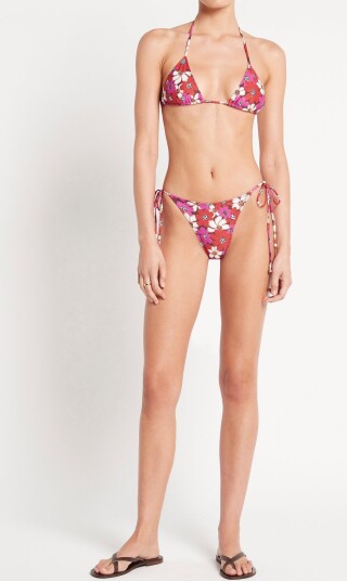 Faithfull The Brand Leo Bikini Bottoms Pink XL