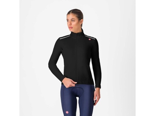 Castelli Espresso Air sykkeljakke light black dame