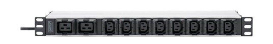 ASSMANN 19" Strømfordeler 3600 VA med C13/C19 Utganger - 2m ASSMANN 19" Strømfordeler 3600 VA med C13/C19 Utganger - 2m