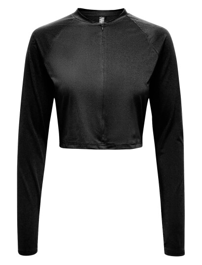 Only Play Onpsee Hn Hz Ls Crop Top - Black - L