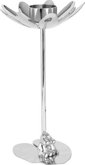 Hilke X Mumin Snorkfrøken Lysestake i Nickel Plated - Sølv Messing Hilke X Mumin Snorkfrøken Lysestake i Nickel Plated - Sølv Messing