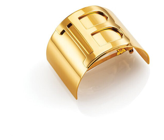 Balmain Paris Gold Plated Clip Large Logo Balmain Paris Gold Plated Clip Large Logo