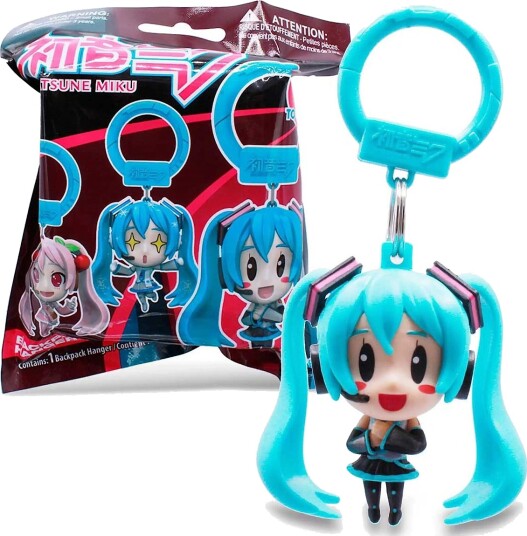 MAKI Hatsune Miku Clip On Hngr 8Cm Asst. Multi/patterned ONE SIZE