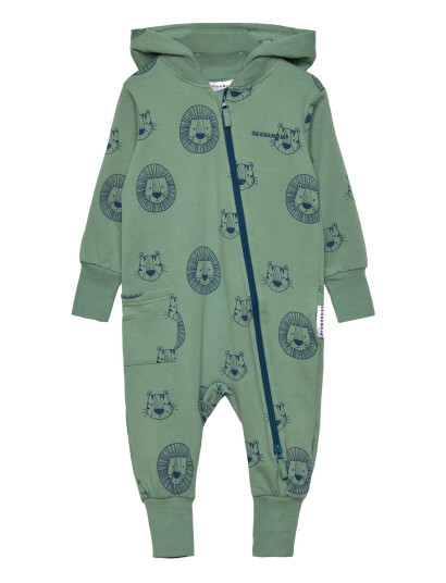Geggamoja College Jumpsuit Green Tiger Green 122/128 Geggamoja College Jumpsuit Green Tiger Green 122/128